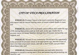 Utica Proclamation Award