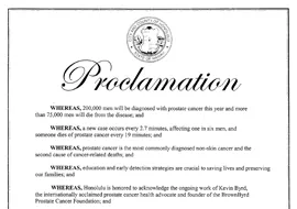 prostate cancer awareness observance